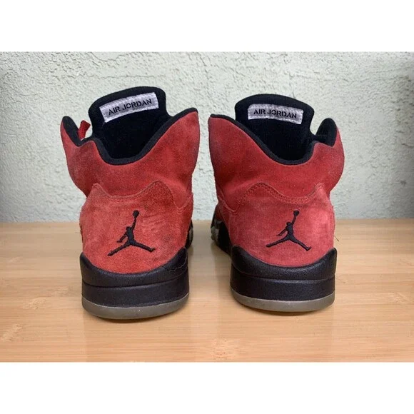 Nike Air Jordan Retro 5‎ V Raging Bull Red toro bravo Mens Size 10 - Picture 6 of 9